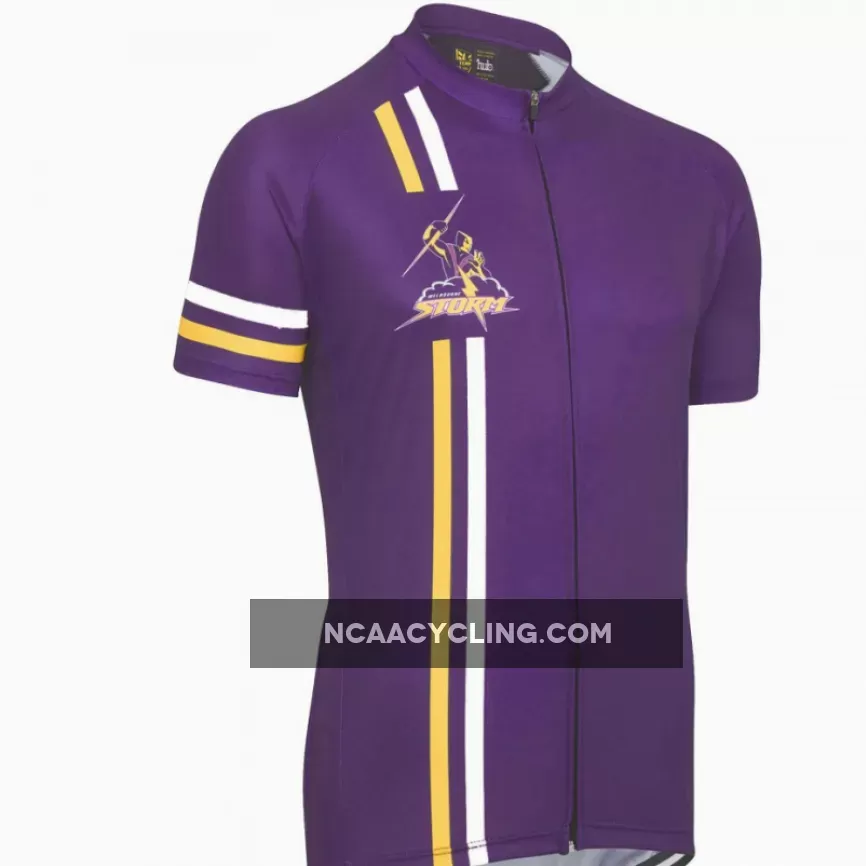 NRL Melbourne Storm Short Sleeve Cycling Jerseys Z-1905883