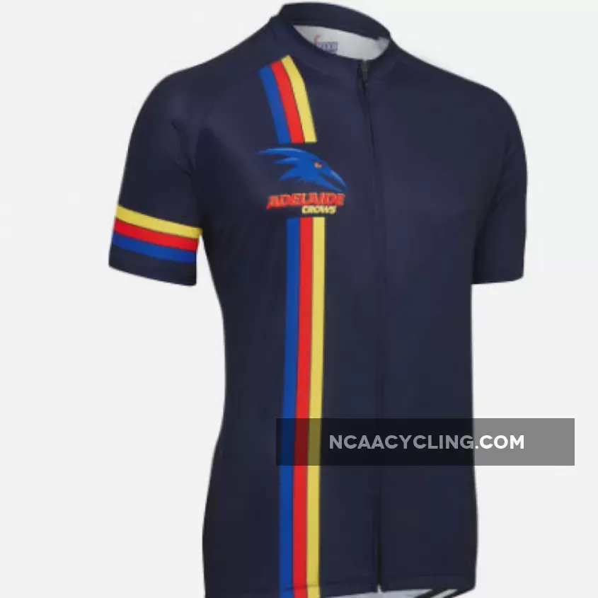 AFL Adelaide Crows Mountain and road bike Short Sleeve Cycling Jerseys