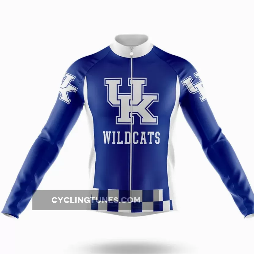 Checkerboard Wildcats Long Sleeve Cycling Jersey Only