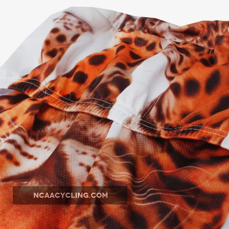 Approaching Leopards Animal Men's Short-Sleeve Cycling Jersey Bicycling Shirts Summer NO.566