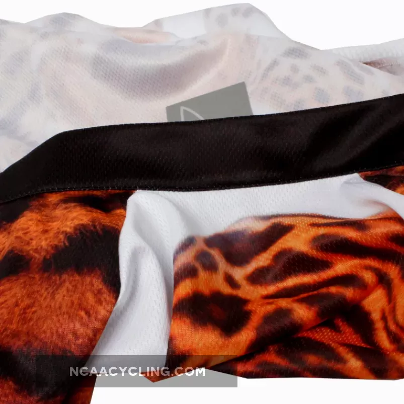 Approaching Leopards Animal Men's Short-Sleeve Cycling Jersey Bicycling Shirts Summer NO.566