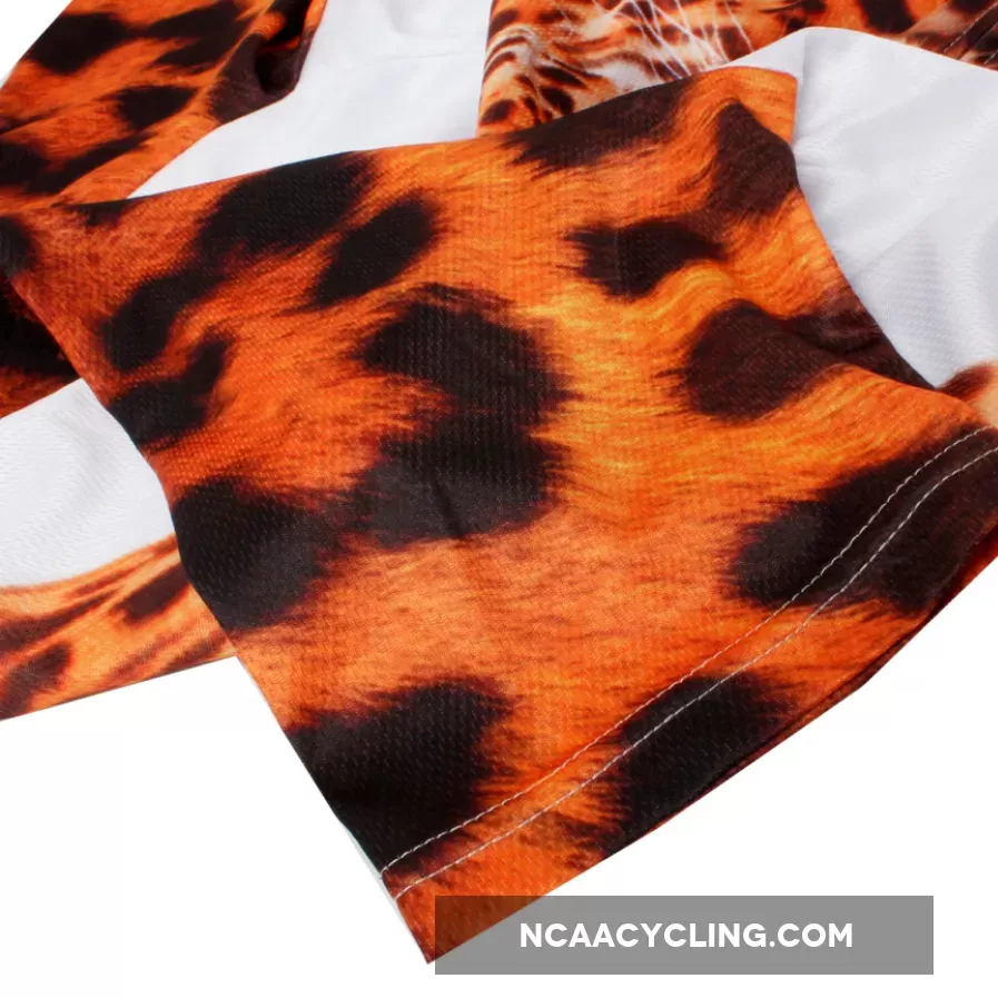 Approaching Leopards Animal Men's Short-Sleeve Cycling Jersey Bicycling Shirts Summer NO.566
