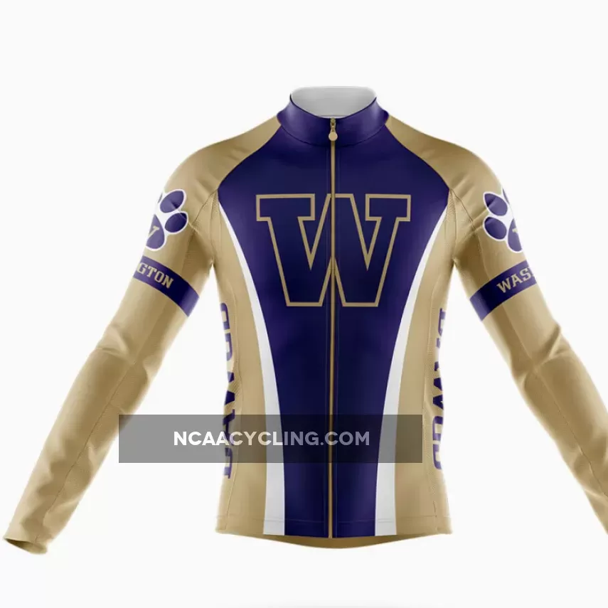 University of Washington Long Sleeve Cycling Jersey Only