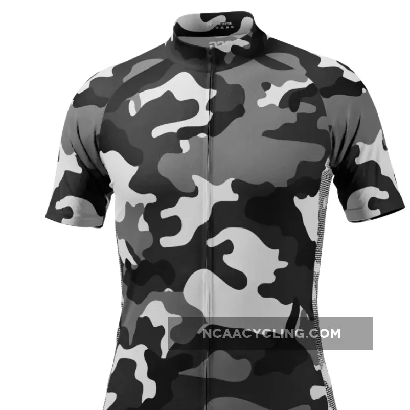 Men's Camouflage Short Sleeve Cycling Jersey Online
