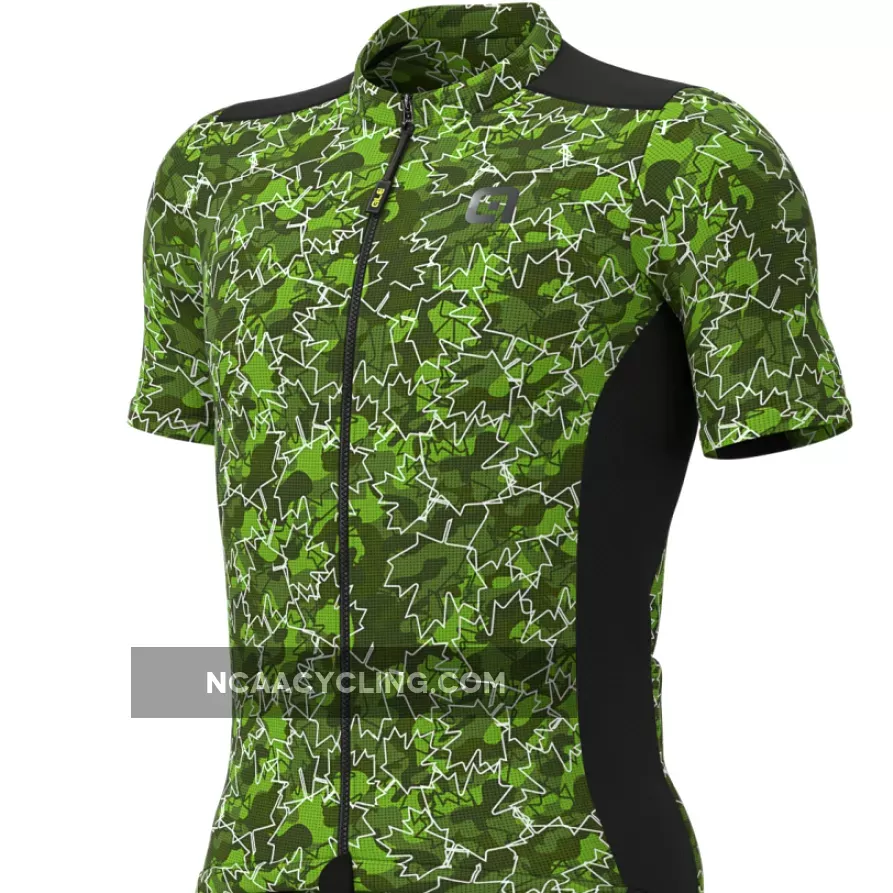 ALE' Gravel Khaki Green Leaf Jersey, Online