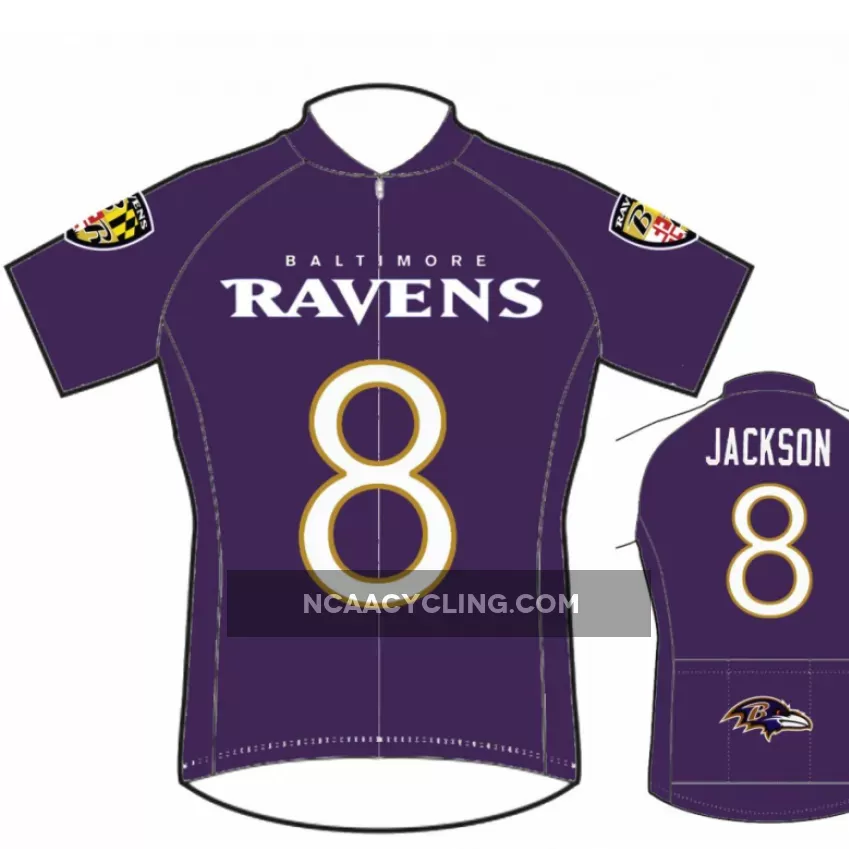 NFL Baltimore Ravens JACKSON Cycling Jerseys Z-1905647