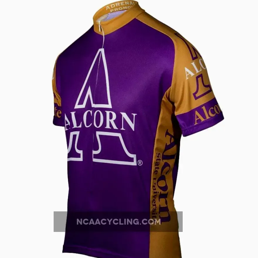 NCAA Alcorn State University Braves Short Sleeve Cycling Jerseys Bike Clothing