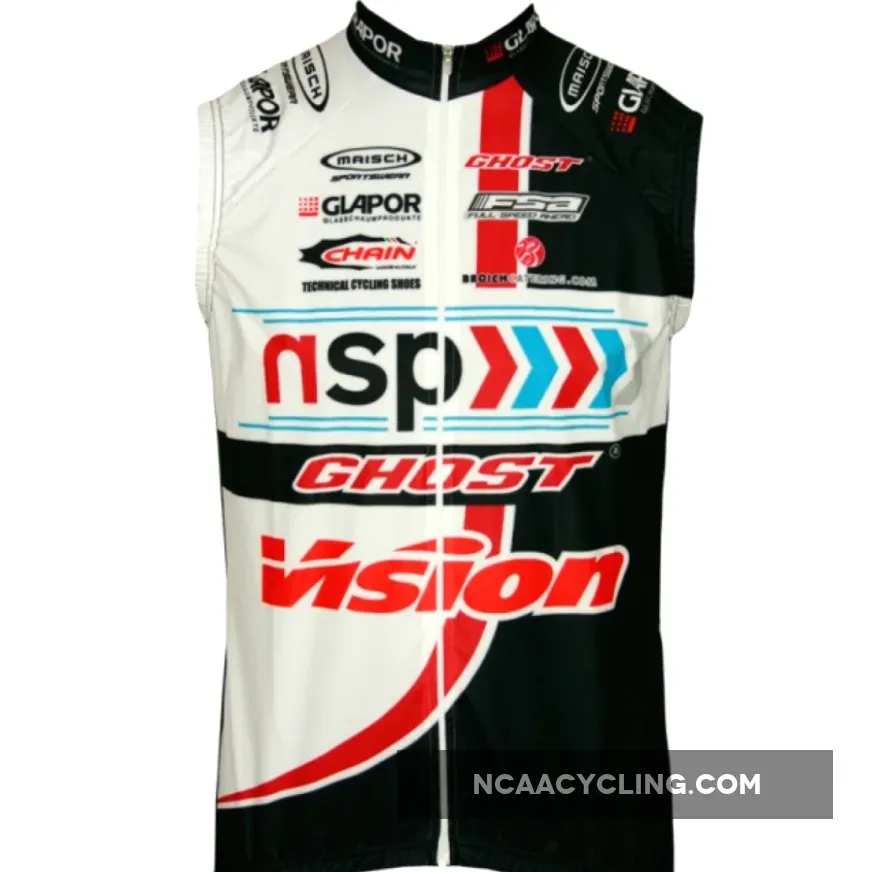 NSP-GHOST 2012 Maisch Radsport-Profi-Team Sleeveless Jersey Vest