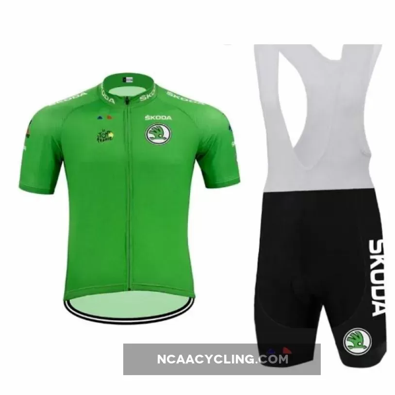 Tour De France Green Cycling Jersey + Bib Short Outlet