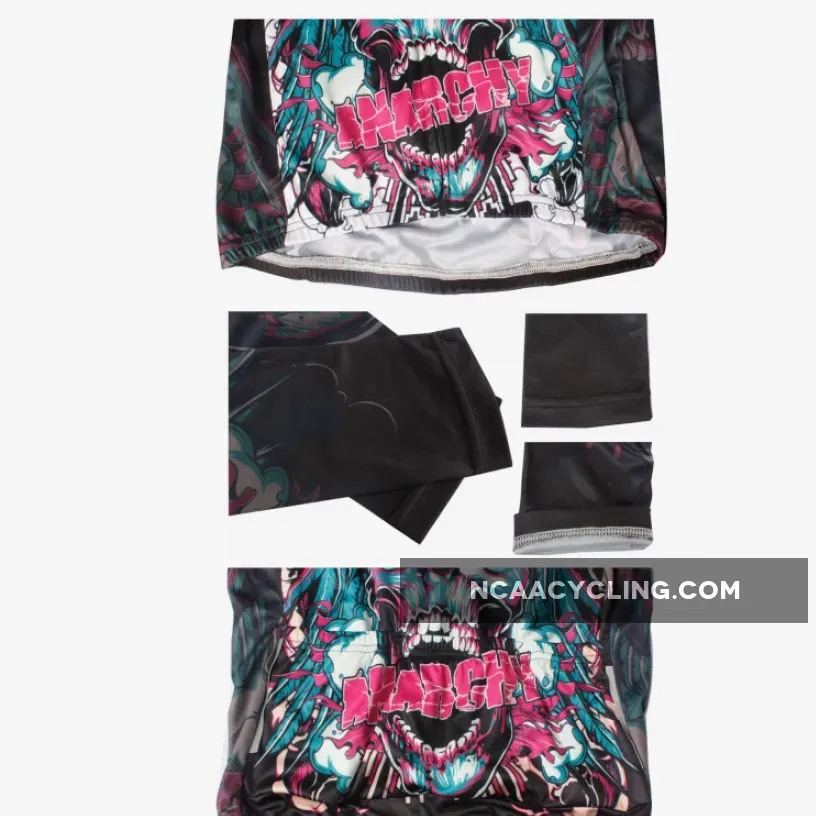 ILPALADINO Skull Men's Long Sleeves Cycling Jersey Pro Cycle Clothing Racing Apparel Outdoor Sports Leisure Biking T-shirt NO.720