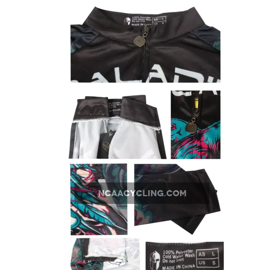 ILPALADINO Skull Men's Long Sleeves Cycling Jersey Pro Cycle Clothing Racing Apparel Outdoor Sports Leisure Biking T-shirt NO.720