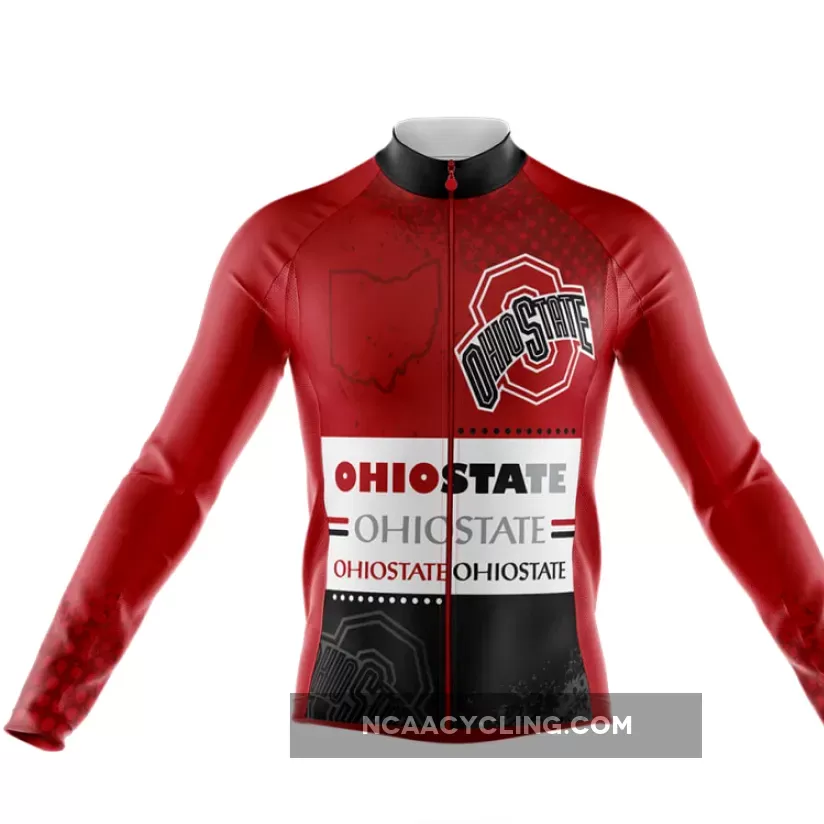 Ohio State Cycle Long Sleeve Cycling Jersey Only Outlet
