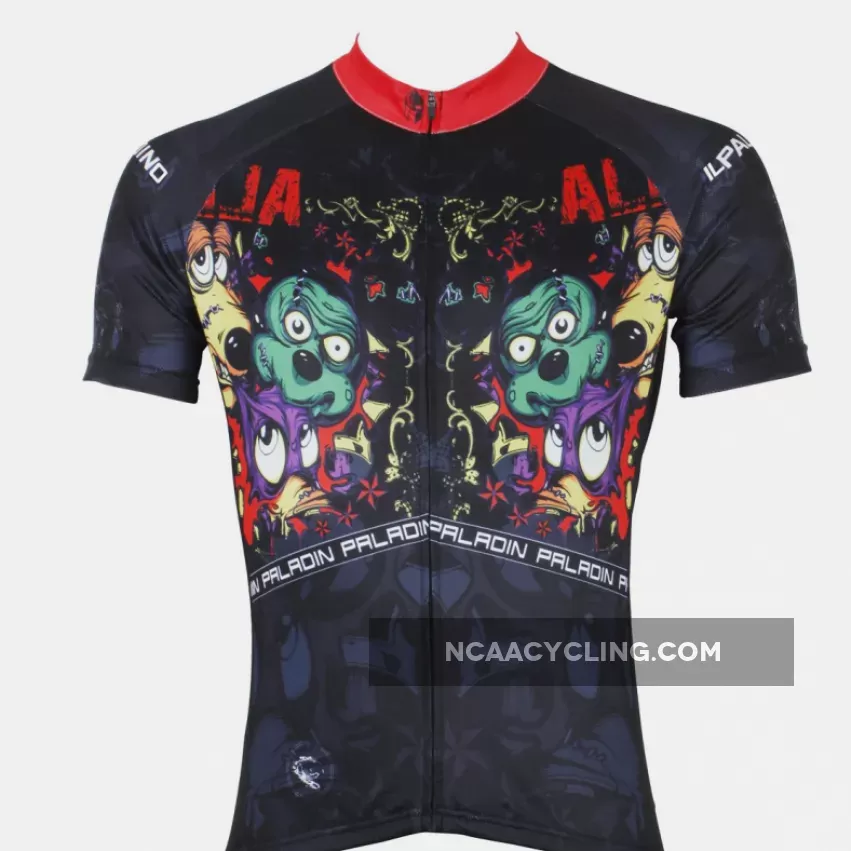Horror Mickey Mouse Men's Short-Sleeve Cycling Jersey Bicycling Shirts Summer NO.528