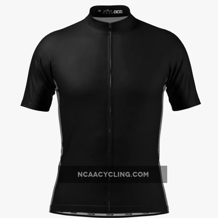Men's OCG Plain Color Block Short Sleeve Cycling Jersey