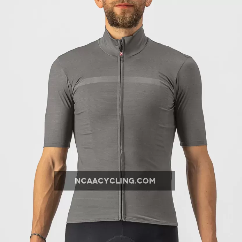 Castelli Pro Thermal Mid Jersey - Light Grey Restock