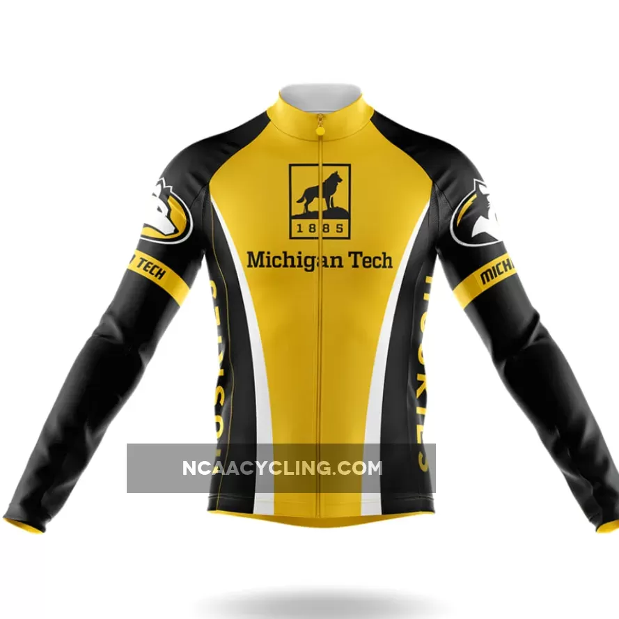 Michigan Technological University Long Sleeve Cycling Jersey Only