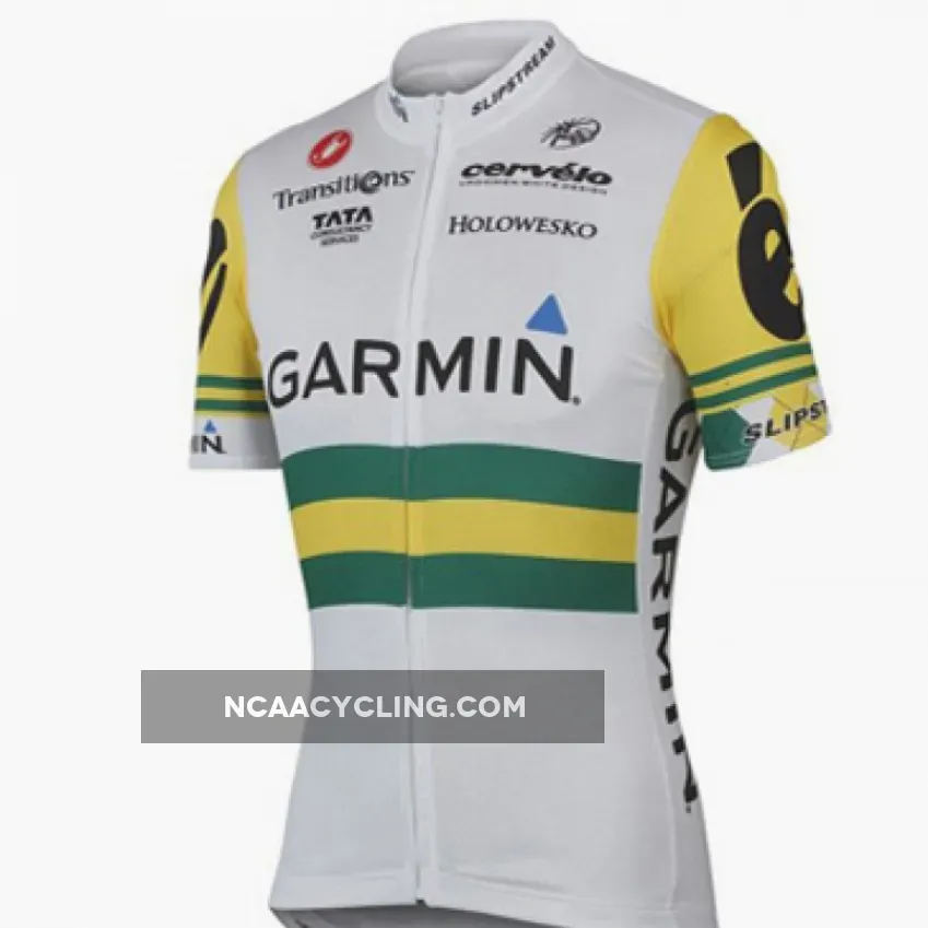 Castelli 2011 Men's Garmin-Cervelo Team FZ Short Sleeve Cycling Jersey