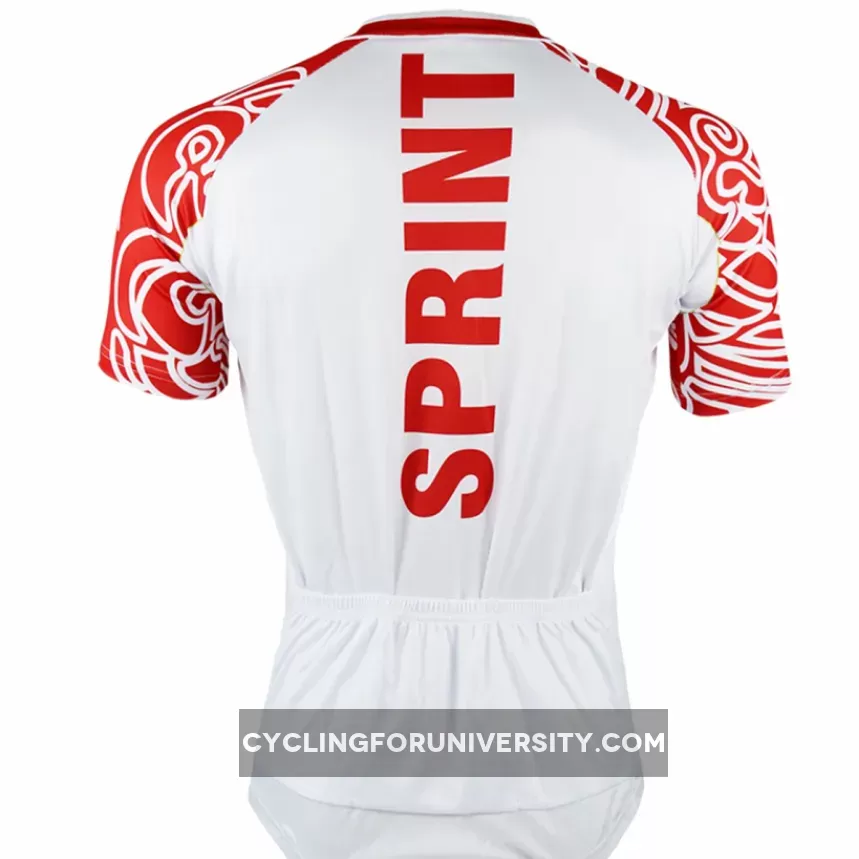 ILPALADINO LIVE & SPRINT Men's Green/Red Cycling Mountain Bike Shirt Jersey Bike Shirt MTB Mountain Biking Outdoor Comfortable Riding Clothes NO.141
