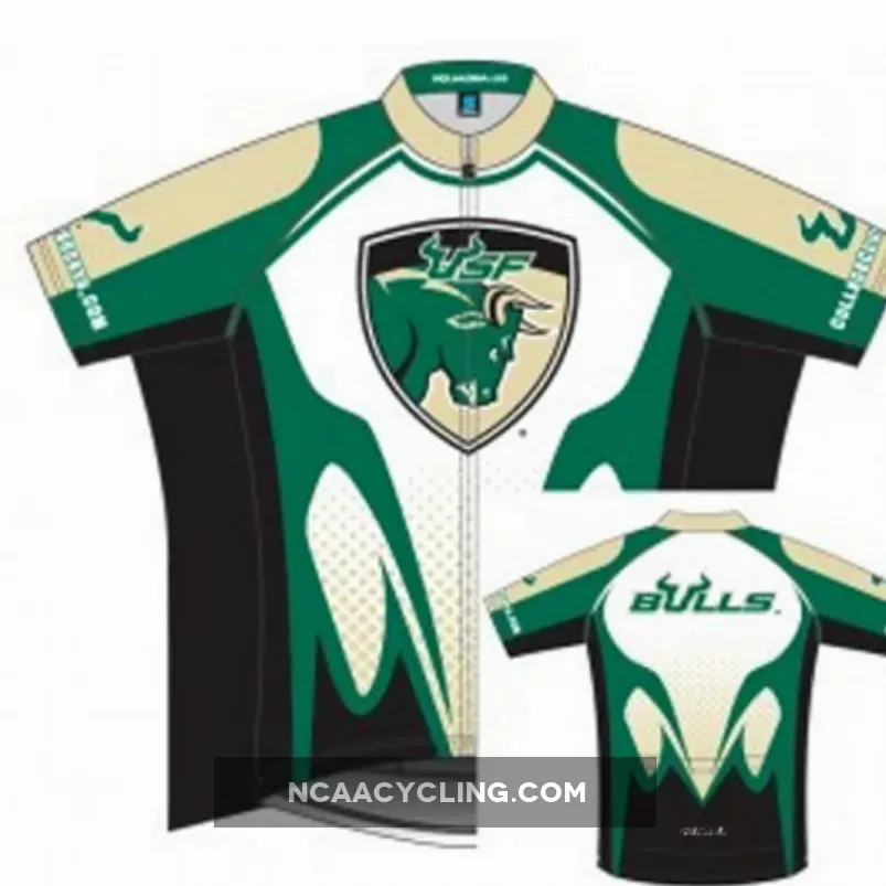 NCAA USF University of South Florida Bulls Cycling Jerseys
