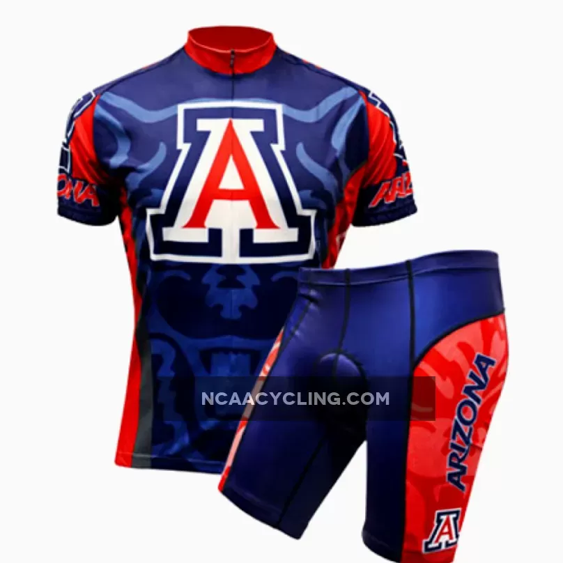 NCAA U of A, UA University of Arizona Wildcats Cycling Jerseys and (bib) shorts