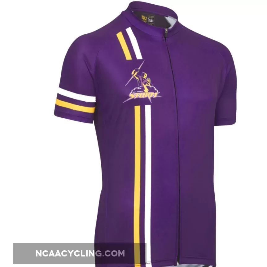 NRL Melbourne Storm Short Sleeve Cycling Jerseys 1694837277