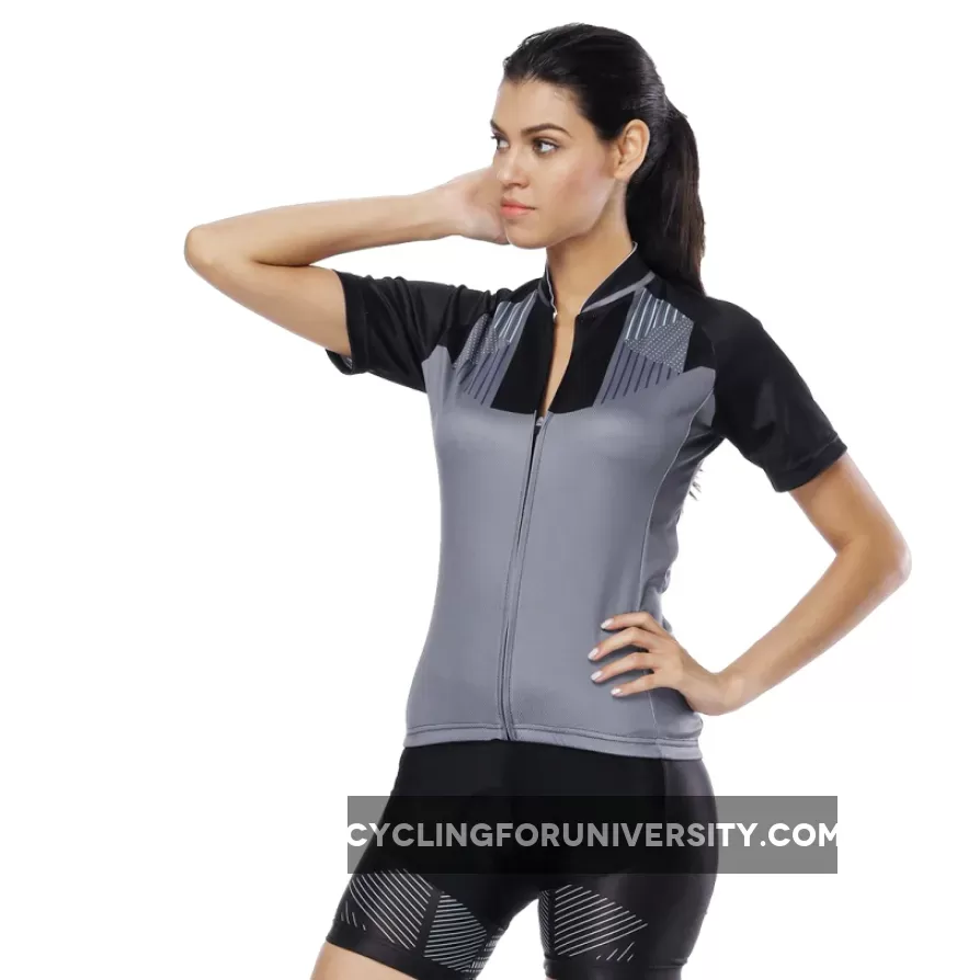 Grey Women's Cycling Short-sleeve Bike Jersey/Kit T-shirt Summer Spring Road Bike Wear Mountain Bike MTB Clothes Sports Apparel Top / Suit NO. 795