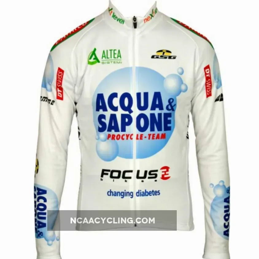 ACQUA & SAPONE 2012 Giessegi Radsport-Profi-Team - Langarmtrikot Winter Long Sleeve Jersey Jacket