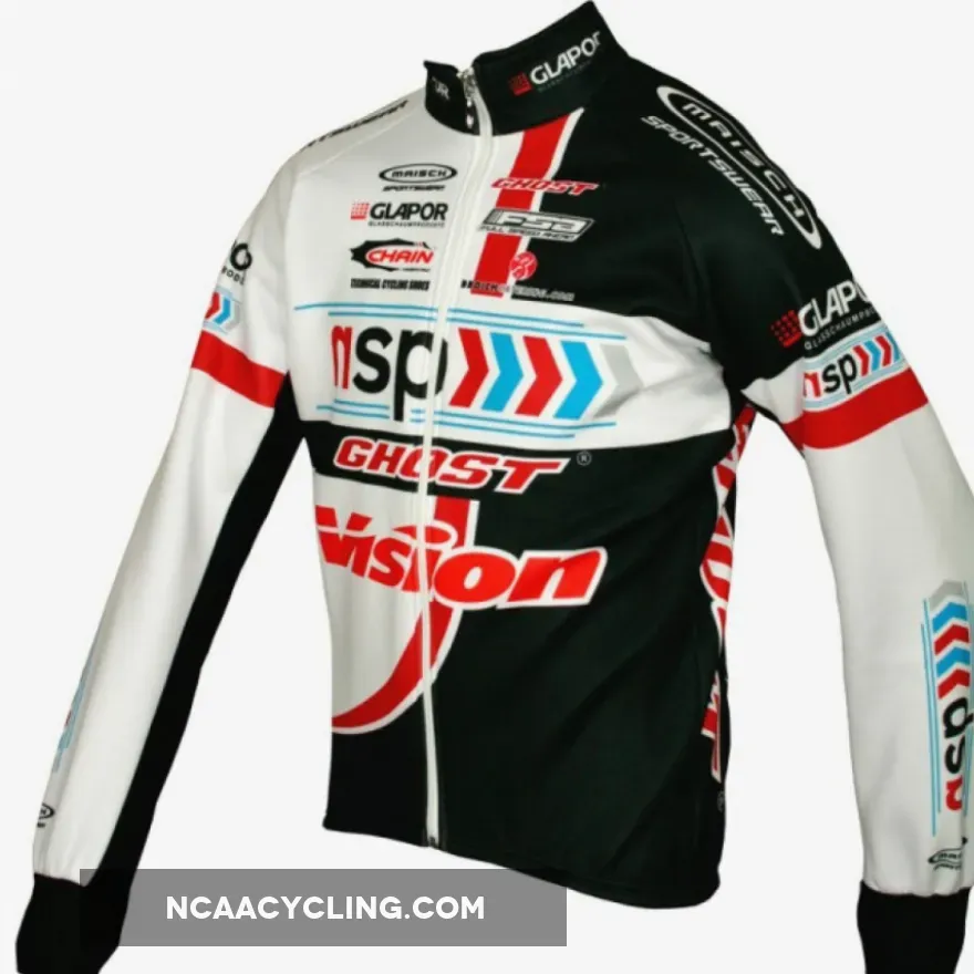 NSP-GHOST 2012 Maisch Radsport-Profi-Team Winter Fleece Long Sleeve Jersey Jacket
