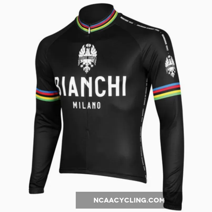 Bianchi World Champion Black Cycling Winter Jacket To Buy