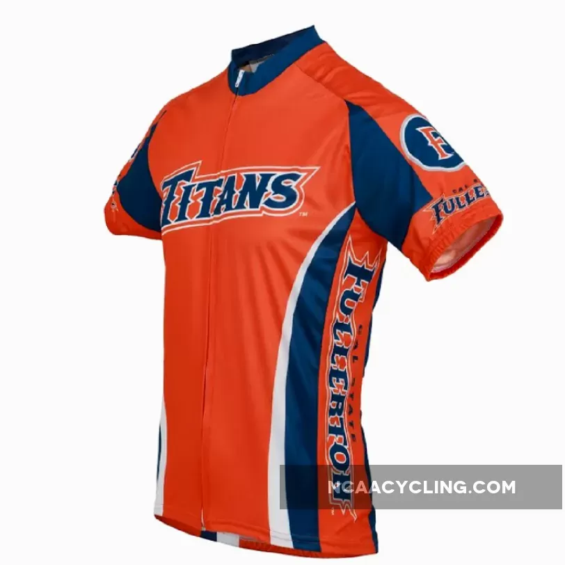California State Fullerton University Full Zip Cycling Jersey CSU #Cal Cycling Jersey