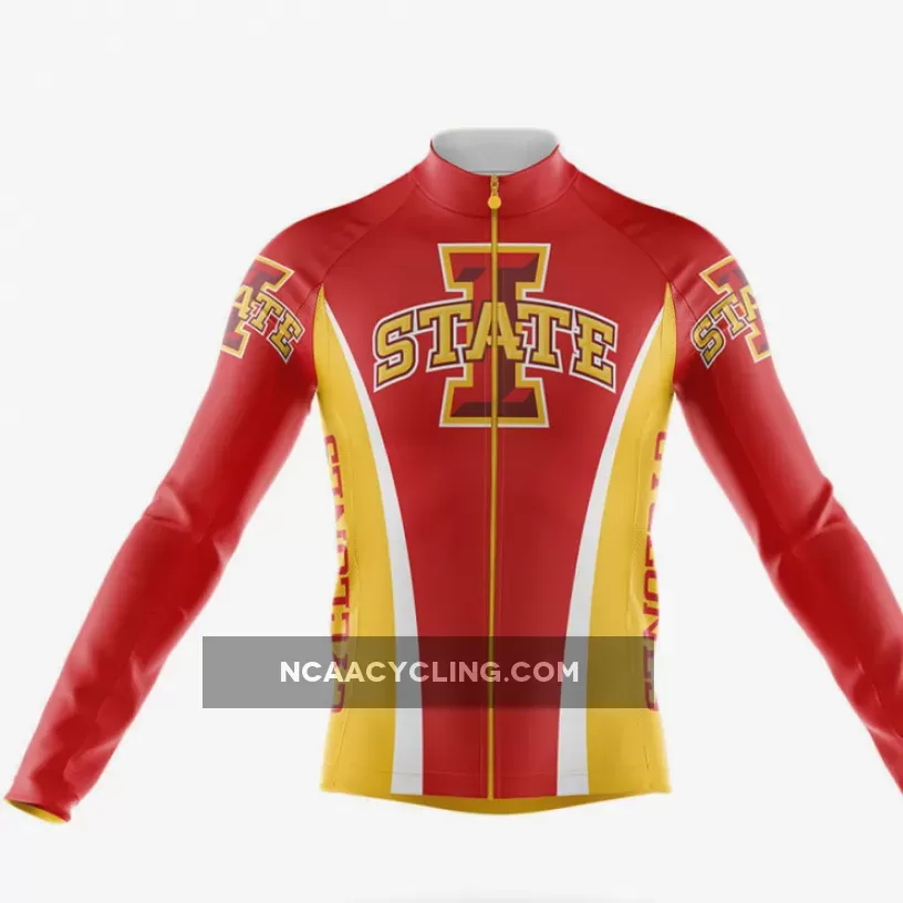 Iowa State University Long Sleeve Cycling Jersey Only | iowa state cycling jersey