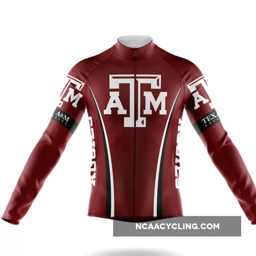 Texas A&M Long Sleeve Cycling Jersey Only | tamu bike sale