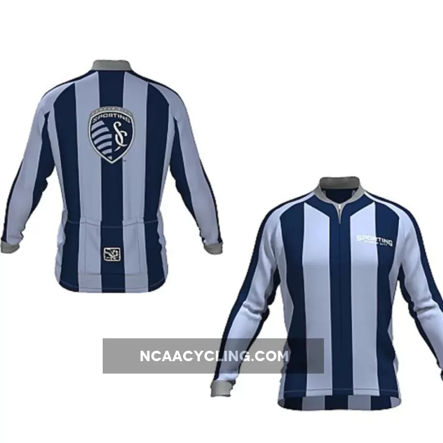 MLS Sporting Kansas City Long Sleeve Cycling Jerseys Online