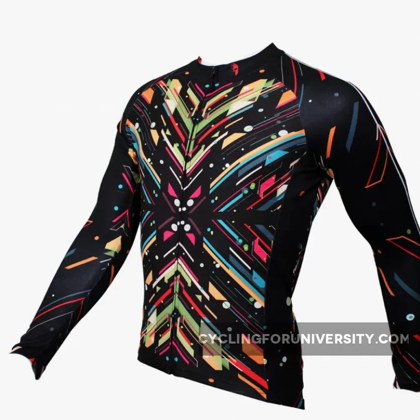 Spark Black Men's Long-sleeve Breathable Jersey/Suit T-shirt NO.389