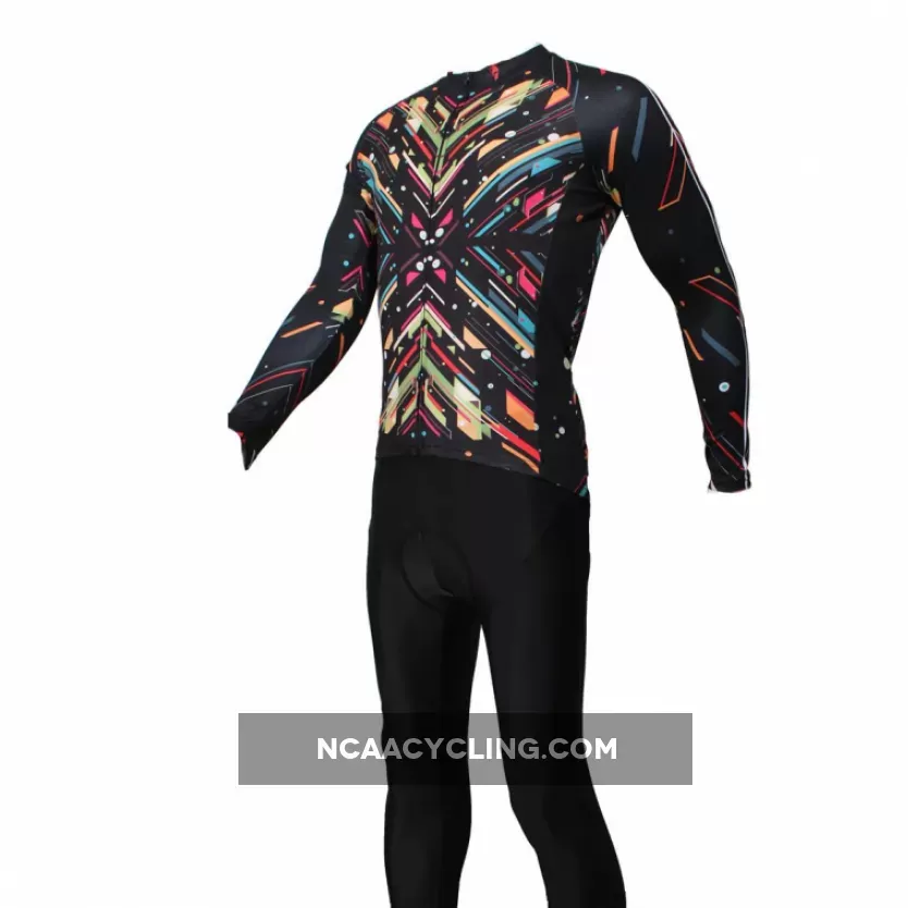 Spark Black Men's Long-sleeve Breathable Jersey/Suit T-shirt NO.389