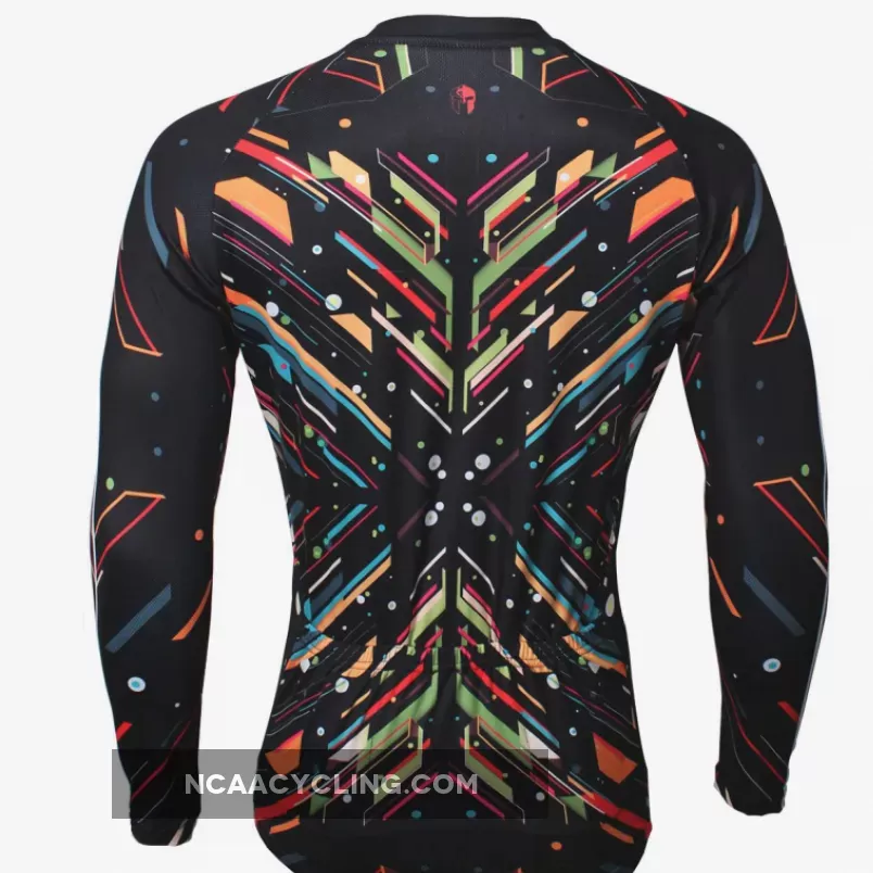Spark Black Men's Long-sleeve Breathable Jersey/Suit T-shirt NO.389