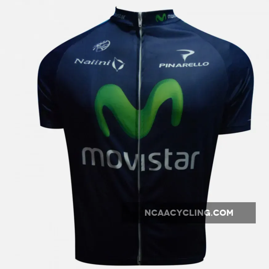 2013 Movistar Cycling Short Sleeve Jersey Online