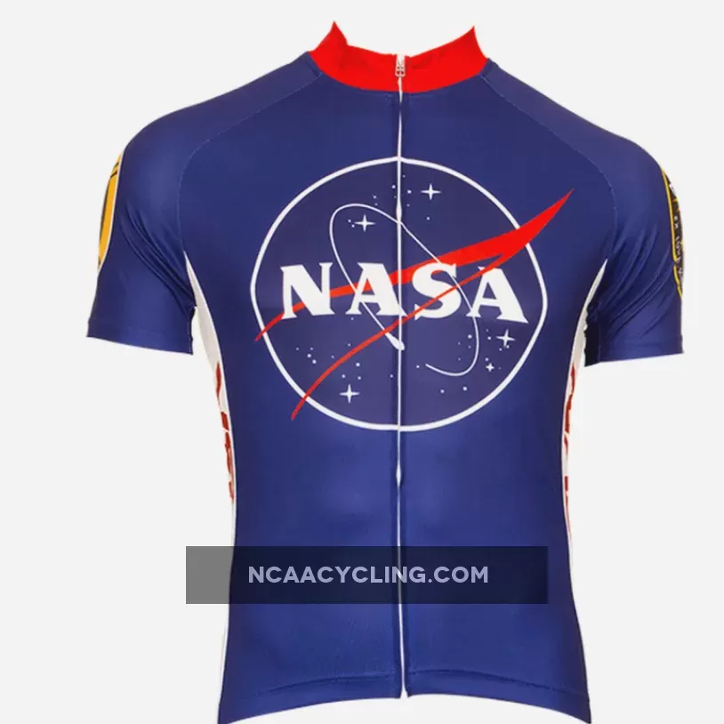 Retro Men's NASA Cycling Jersey Blue To Buy