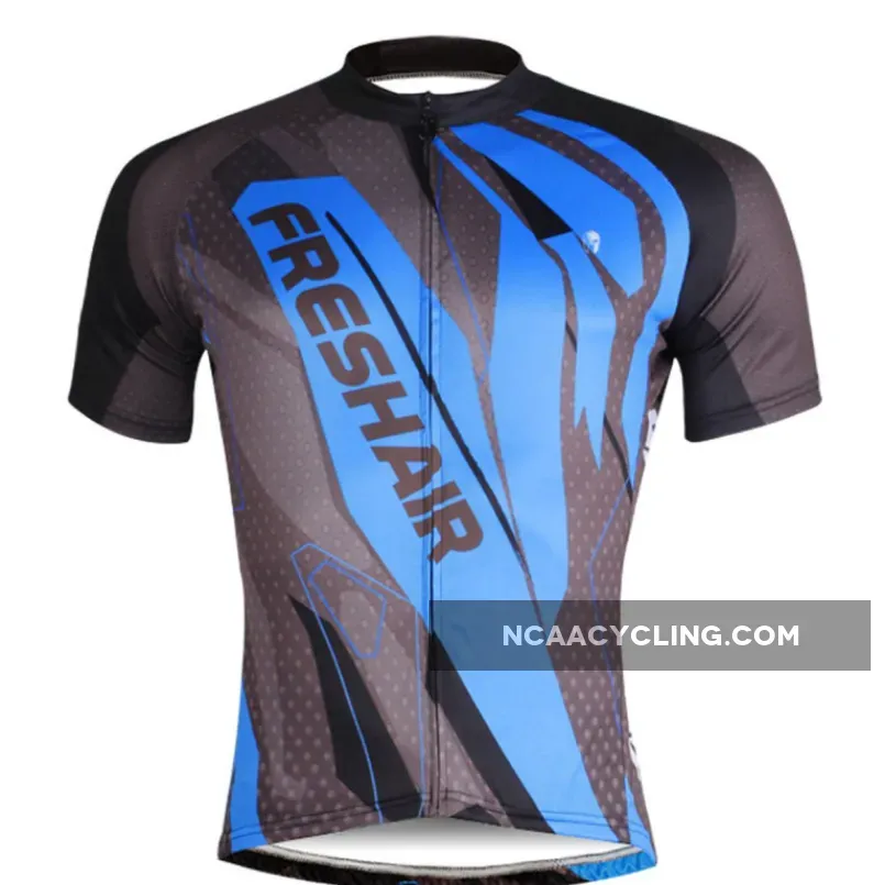 Blue Men's Cycling Short Jersey BikingSummer Bicycling Shirts NO.753