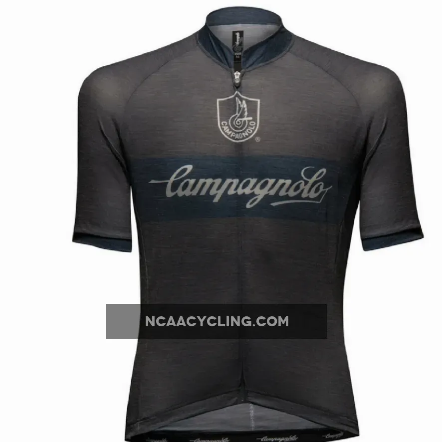 Campagnolo PALLADIO Wool Cycling Jersey Short Sleeve Grey, Campagnolo Cycling Jersey