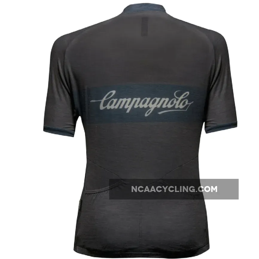 Campagnolo PALLADIO Wool Cycling Jersey Short Sleeve Grey, Campagnolo Cycling Jersey