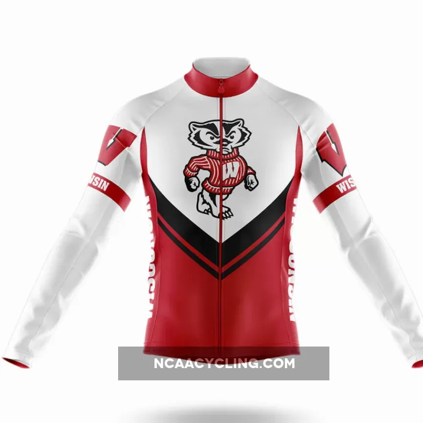 Badgers V3 Long Sleeve Cycling Jersey Only Outlet