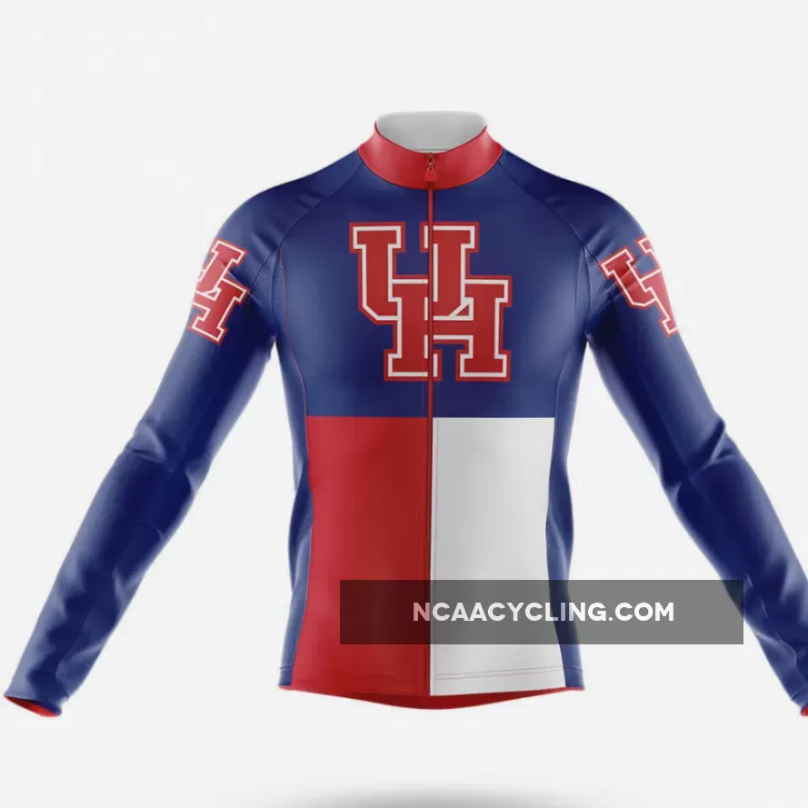 University of Houston TX Long Sleeve Cycling Jersey Only