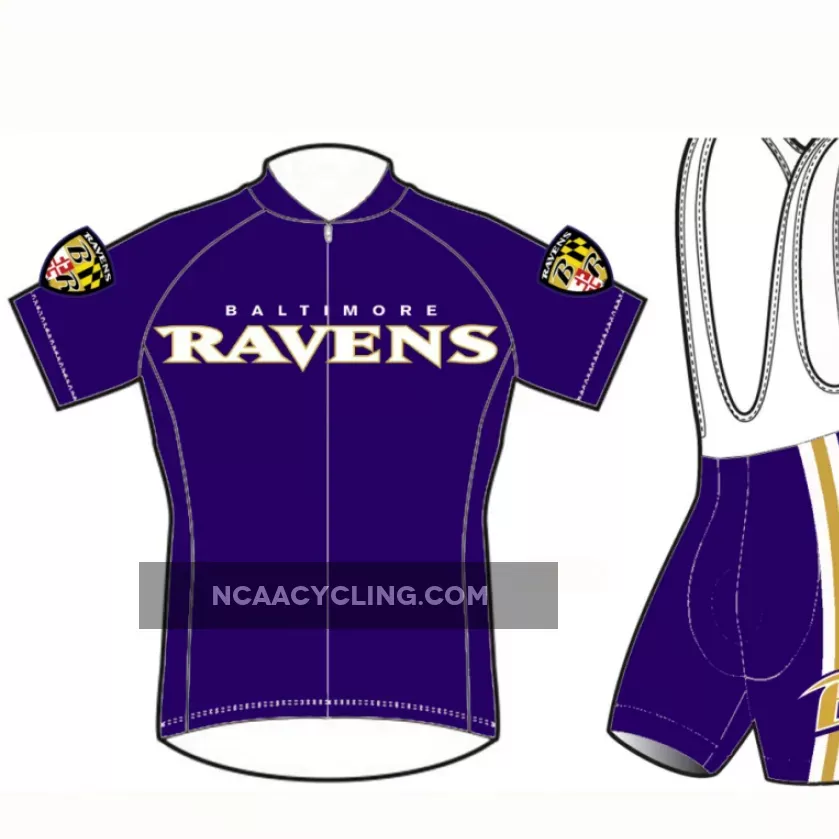 NFL Baltimore Ravens Cycling Jerseys (bib) Shorts Sets