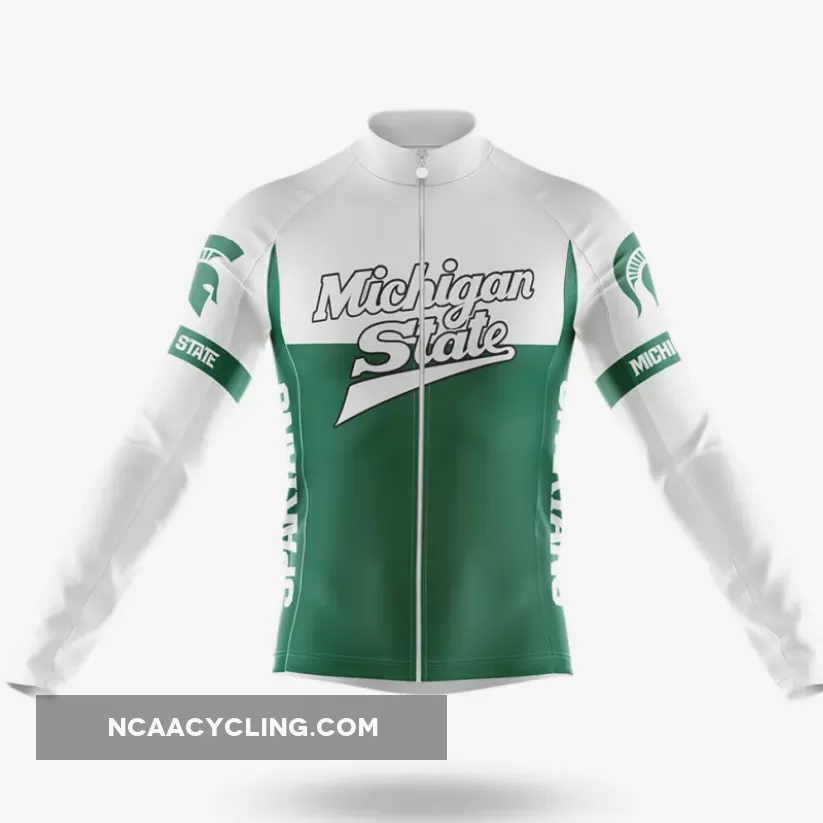 Michigan State University V2 Long Sleeve Cycling Jersey Only