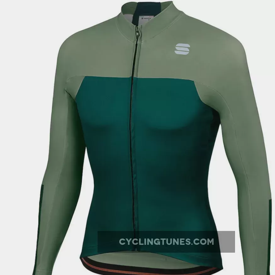Sportful Bodyfit Pro Long Sleeve Jersey - Green Brand New