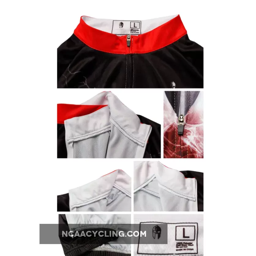 Ilpaladino Flash Airplane Men's Breathable Short-Sleeve Cycling Jersey Bicycling Shirts Summer Quick Dry Sport Wear NO.539