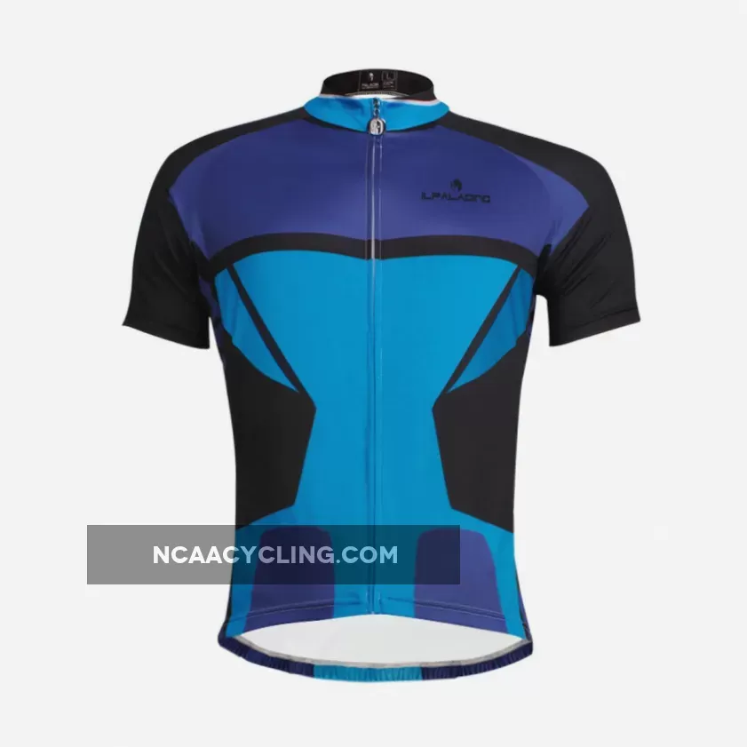 Ilpaladino Cool Blue Sport Breathable Cycling Jersey Men's Short-Sleeve Sport Bicycling Summer Spring Autumn Pro Cycle Clothing Racing Apparel Outdoor Sports Leisure Biking Shirts Quick Dry Wear NO.647