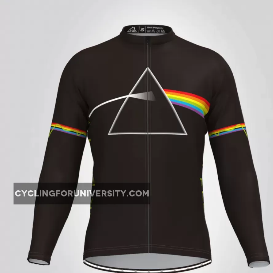 The Dark Side of the Moon Long Sleeve Men's Cycling Jersey