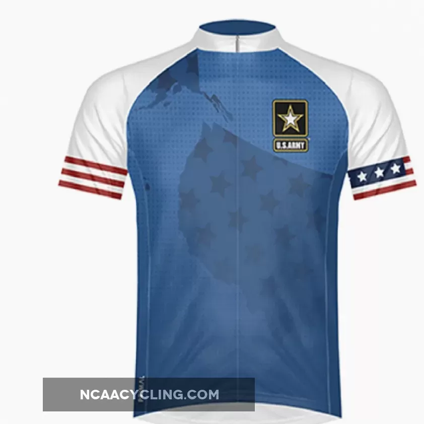 Primal Wear U.S. Army Home Front Sport Cut Full Zip Short Sleeve Cycling Jersey, Us Army Cycling Jersey HMEFJ20M-M